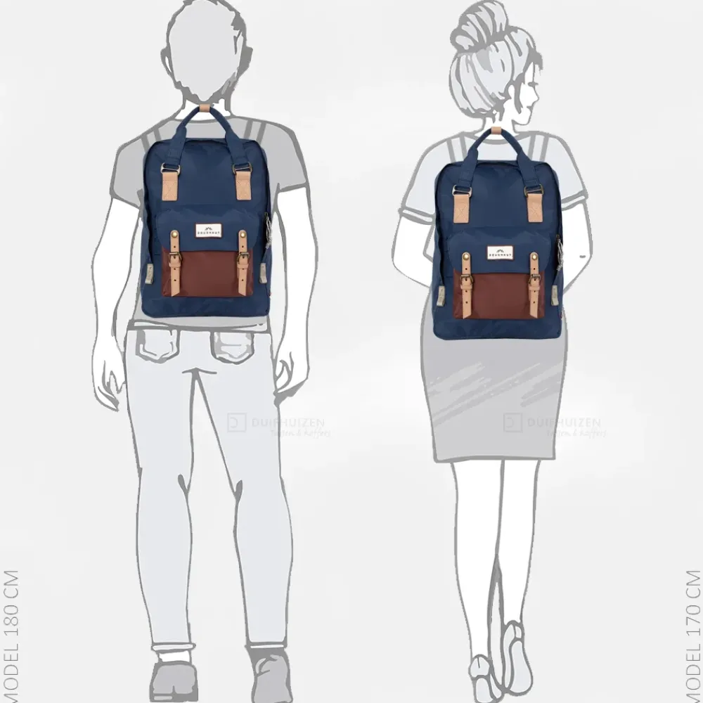 Vrijetijd Rugzakken | School Rugzakken^Doughnut Macaroon Large Jungle Backpack rugzak 15 inch navy