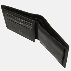 Heren Portemonnees^DR Amsterdam Milan billfold black