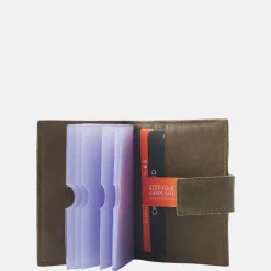 Pasjeshouders | Heren Portemonnees^DR Amsterdam pasjeshouder olive