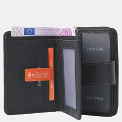 Dames Portemonnees^DR Amsterdam portemonnee black