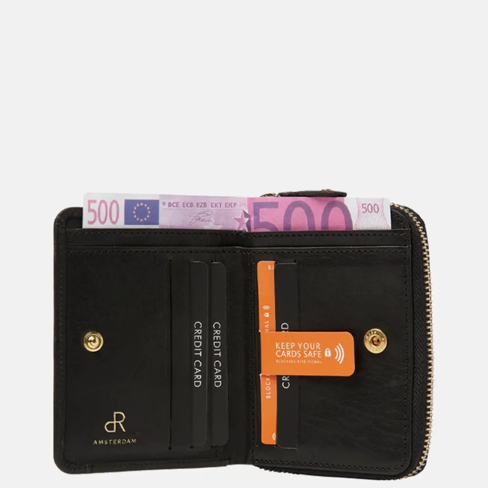 Dames Portemonnees^DR Amsterdam portemonnee black