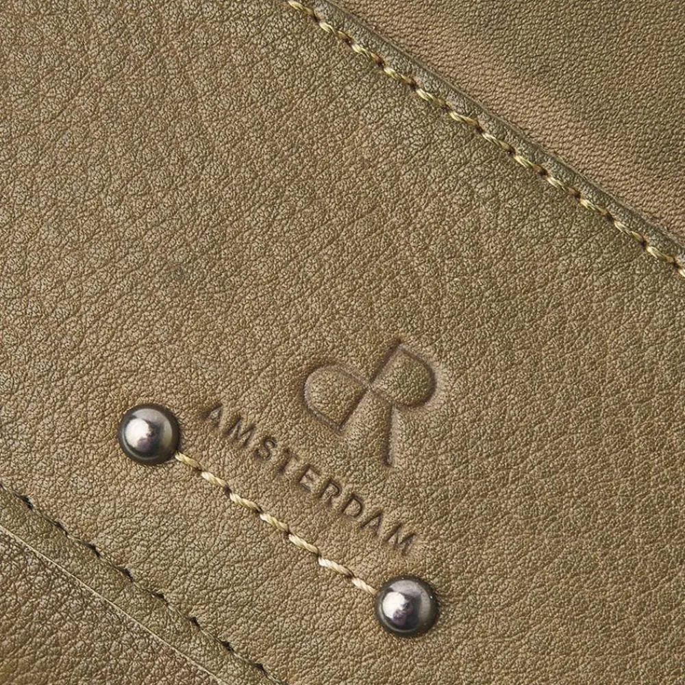 Dames Portemonnees^DR Amsterdam portemonnee olive