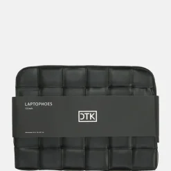 School Accessoires | Laptophoezen^Duifhuizen braided laptophoes 13 inch zwart