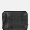 School Accessoires | Laptophoezen^Duifhuizen croco laptophoes 13 inch zwart