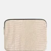 School Accessoires | Laptophoezen^Duifhuizen croco laptophoes 13 inch beige