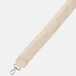 Schouderbanden^Duifhuizen faux fur schouderband beige goud