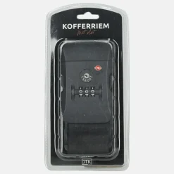 Kofferriemen^Duifhuizen kofferriem TSA black