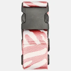 Kofferriemen^Duifhuizen kofferriem zebra pink