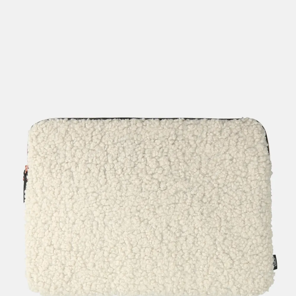 School Accessoires | Gepersonaliseerde Laptophoezen^Duifhuizen laptophoes 13 inch off white teddy