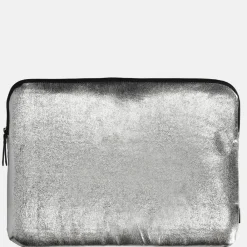 Laptophoezen | School Accessoires^Duifhuizen laptophoes 15 inch zilver