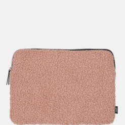 School Accessoires | Gepersonaliseerde Laptophoezen^Duifhuizen laptophoes 13 inch oudroze teddy
