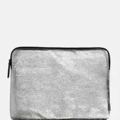 School Accessoires | Gepersonaliseerde Laptophoezen^Duifhuizen laptophoes 13 inch zilver