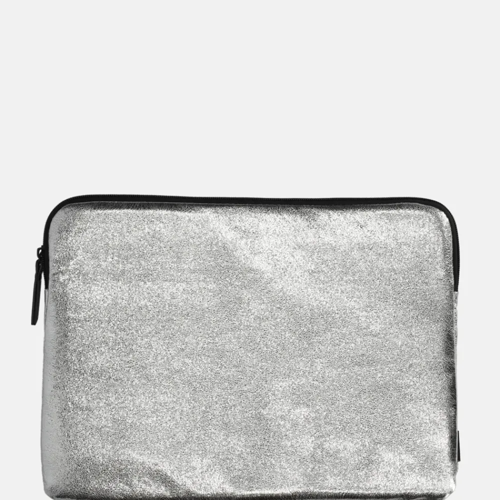 School Accessoires | Gepersonaliseerde Laptophoezen^Duifhuizen laptophoes 13 inch zilver