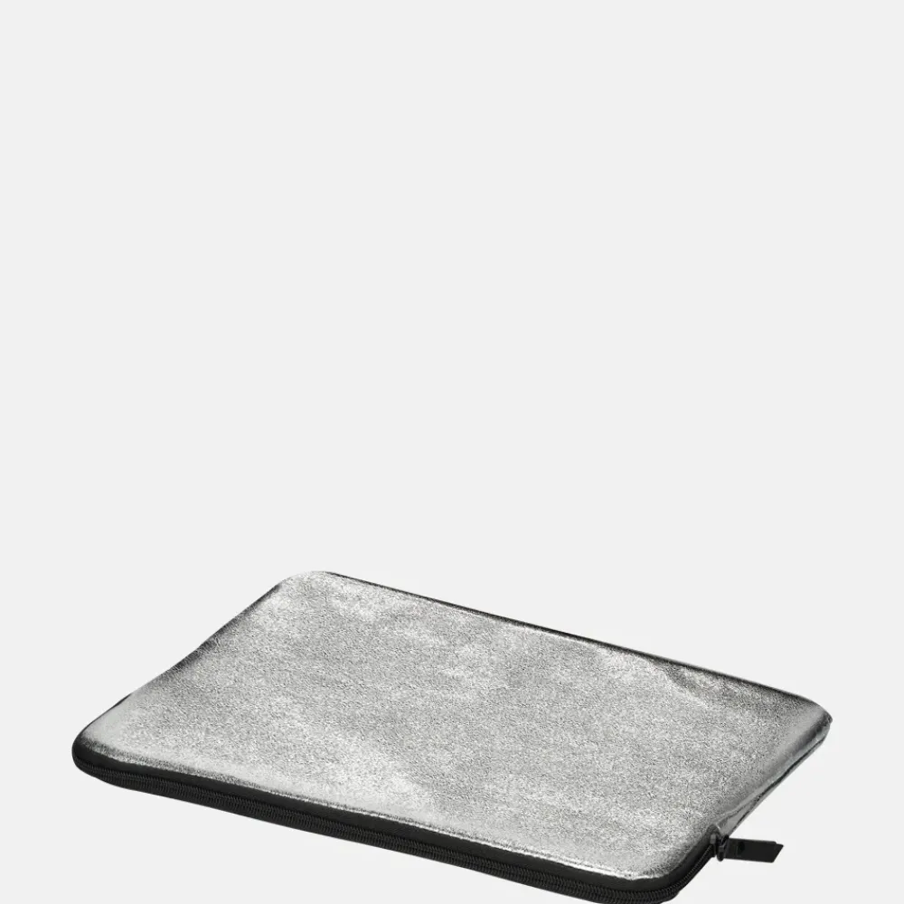 School Accessoires | Gepersonaliseerde Laptophoezen^Duifhuizen laptophoes 13 inch zilver