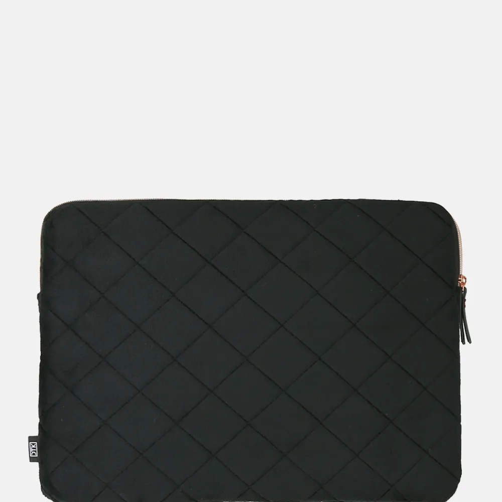 School Accessoires | Gepersonaliseerde Laptophoezen^Duifhuizen laptophoes 13 inch zwart velvet