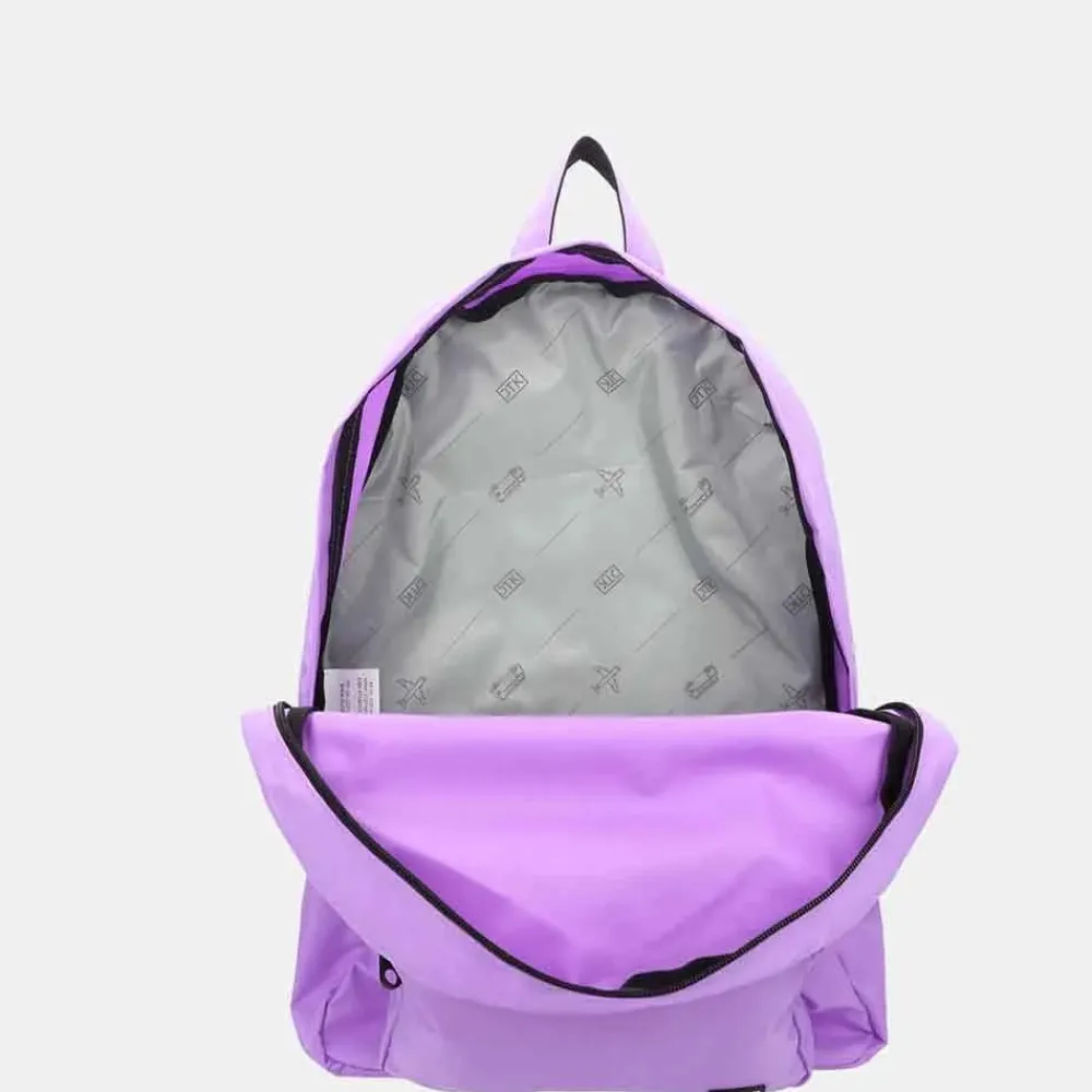 School Rugzakken | School Rugzakken^Duifhuizen laptoprugzak 15 inch lavender