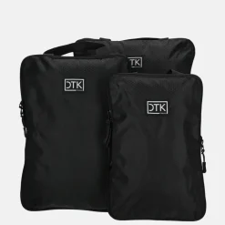 Inpakaccessoires^Duifhuizen packing cubes set compressie zwart