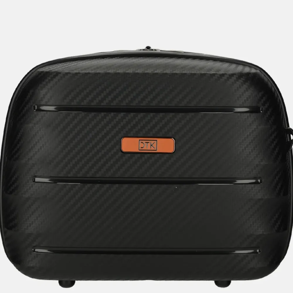Beautycases^Duifhuizen Paloma beautycase black/copper