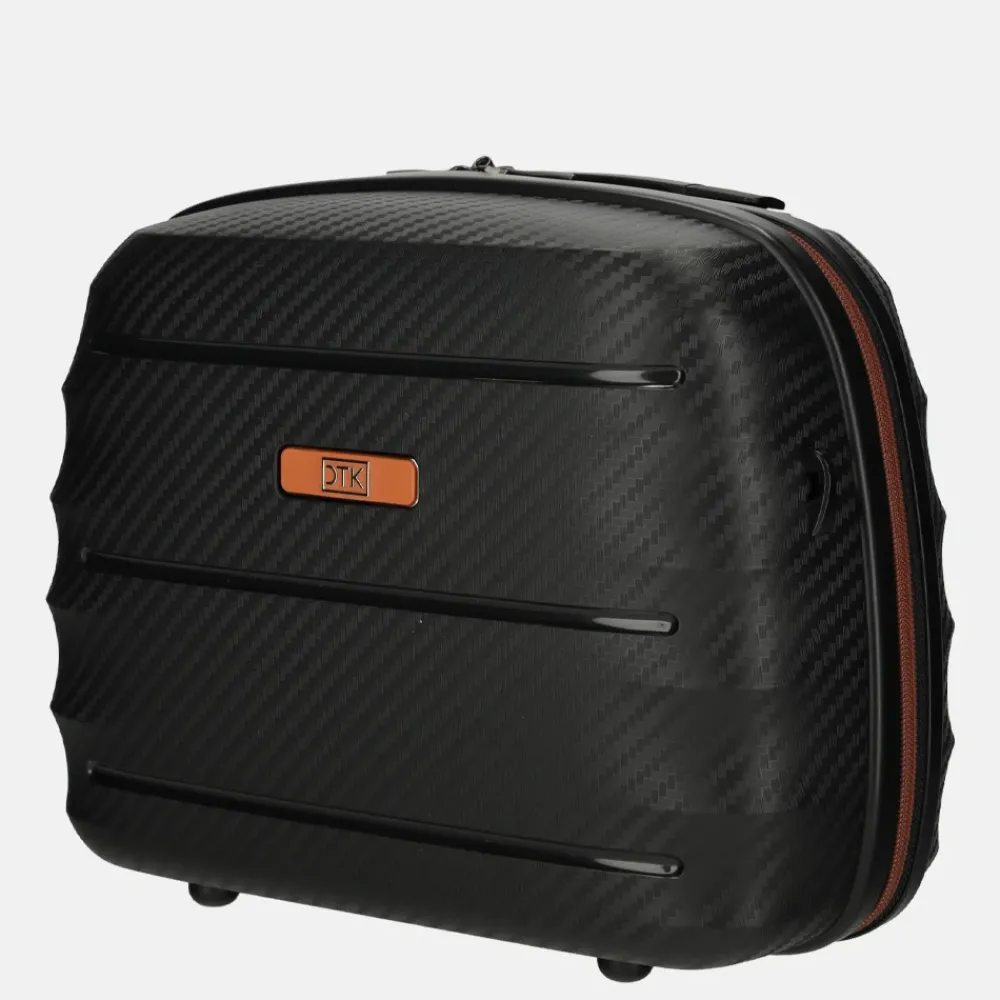 Beautycases^Duifhuizen Paloma beautycase black/copper