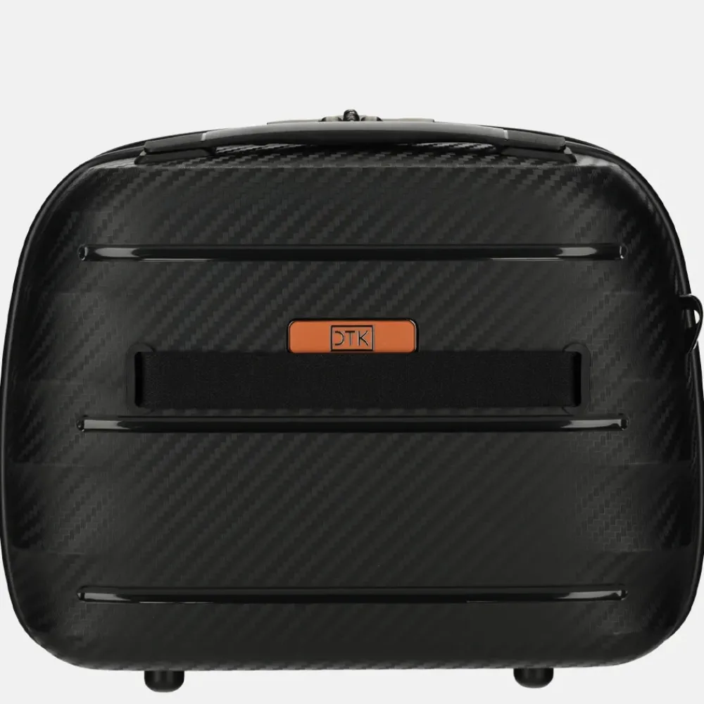 Beautycases^Duifhuizen Paloma beautycase black/copper