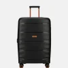 Reiskoffers^Duifhuizen Paloma reiskoffer 67 cm black/copper