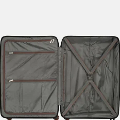 Reiskoffers^Duifhuizen Paloma reiskoffer 75 cm black/copper