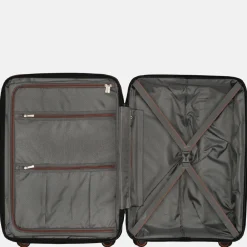 Reiskoffers^Duifhuizen Paloma reiskoffer 67 cm black/copper