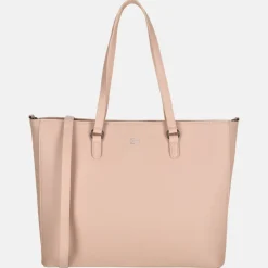 Shoppers^Duifhuizen Saffiano shopper L oudroze