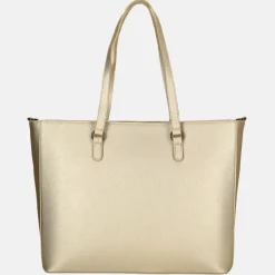 Shoppers^Duifhuizen Saffiano shopper L gold
