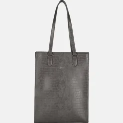 Schoolhandtassen | Dames Laptoptassen^Duifhuizen shopper 14 inch middengrijs