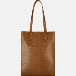 Schoolhandtassen | Dames Laptoptassen^Duifhuizen shopper 14 inch cognac