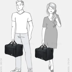 Handbagage Tassen | Weekendtassen^Duifhuizen weekendtas 55 cm midnight grey