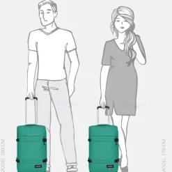 Handbagage Tassen | Reistassen Op Wielen^Eastpak Transit'r reistas op wielen S botanic green