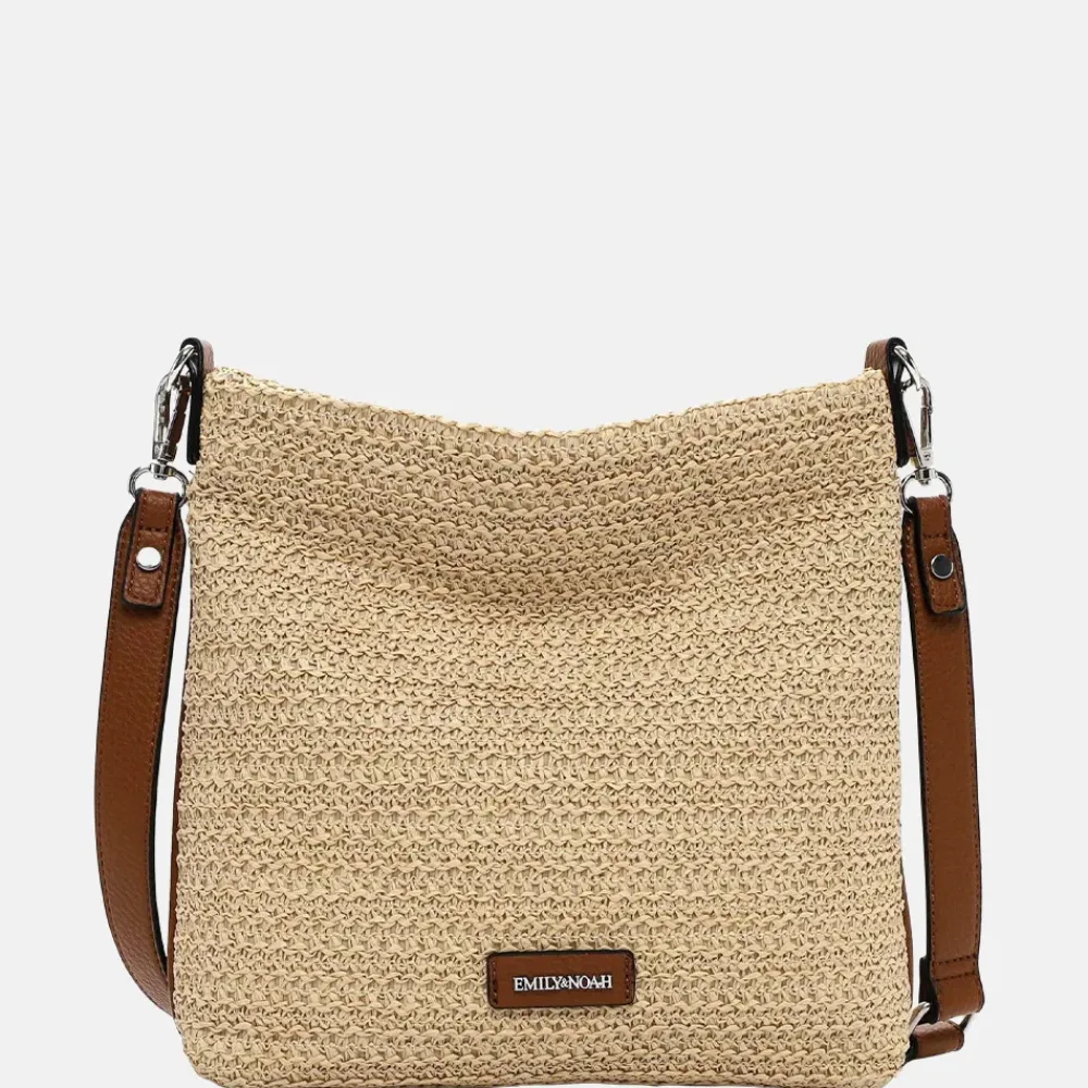 Crossbody Tassen^Emily & Noah Elda crossbody tas raffia sand