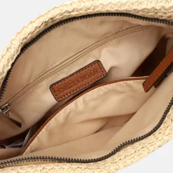 Crossbody Tassen^Emily & Noah Elda crossbody tas raffia sand
