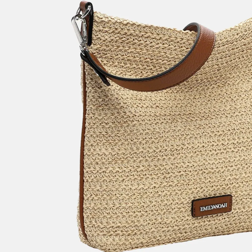 Crossbody Tassen^Emily & Noah Elda crossbody tas raffia sand