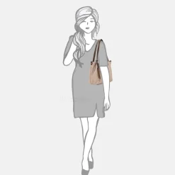 Shoppers^Emily & Noah Elke shopper sand combi