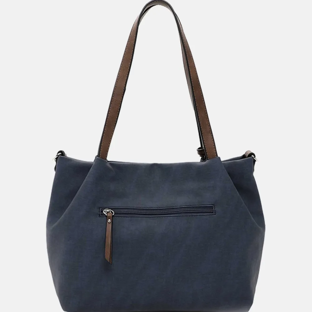 Shoppers^Emily & Noah Elke shopper blue/taupe
