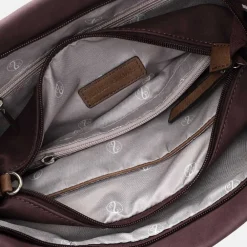 Shoppers^Emily & Noah Elke shopper dark wine