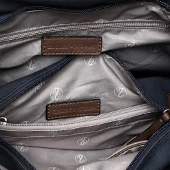 Shoppers^Emily & Noah Elke shopper blue/taupe