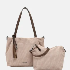 Shoppers^Emily & Noah Elke shopper sand combi