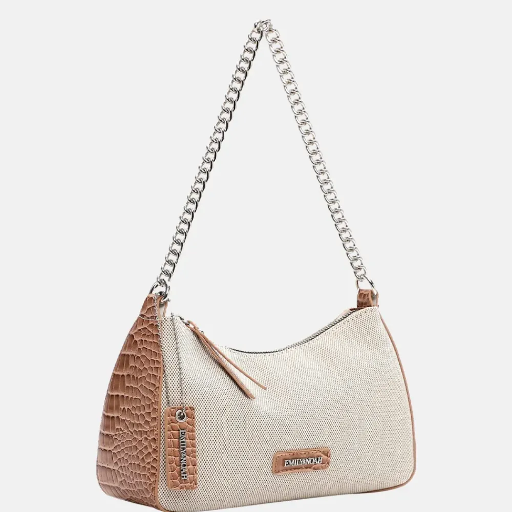 Crossbody Tassen^Emily & Noah Emilia crossbody tas taupe