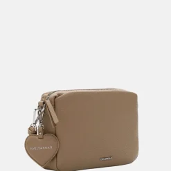 Crossbody Tassen^Emily & Noah Enie crossbody tas taupe