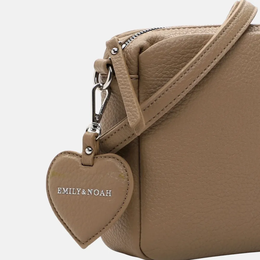 Crossbody Tassen^Emily & Noah Enie crossbody tas taupe
