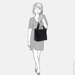 Shoppers^Emily & Noah Enie shopper blue