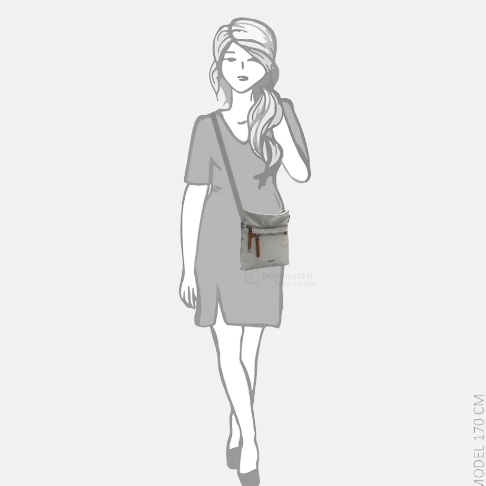 Crossbody Tassen^Emily & Noah Esther crossbody tas khaki