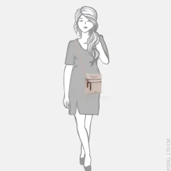 Crossbody Tassen^Emily & Noah Esther crossbody tas beige