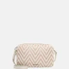 Crossbody Tassen^Emily & Noah Raffia crossbody tas pink salt