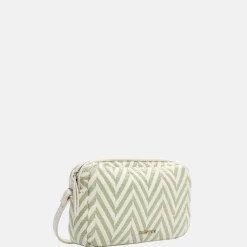 Crossbody Tassen^Emily & Noah Raffia crossbody tas pistachio