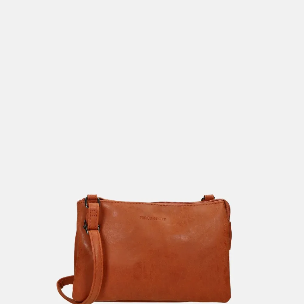 Crossbody Tassen^Enrico Benetti Anna crossbody tas rust
